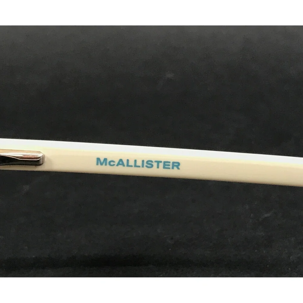 McAllister Eyeglasses Frames MC4522 160 IVORY TORTOISE Square Full Rim 52-18-140 - Picture 10 of 11